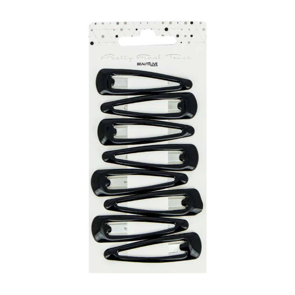 Barrettes à cheveux clic clac modèle moyen x8 – Image 3