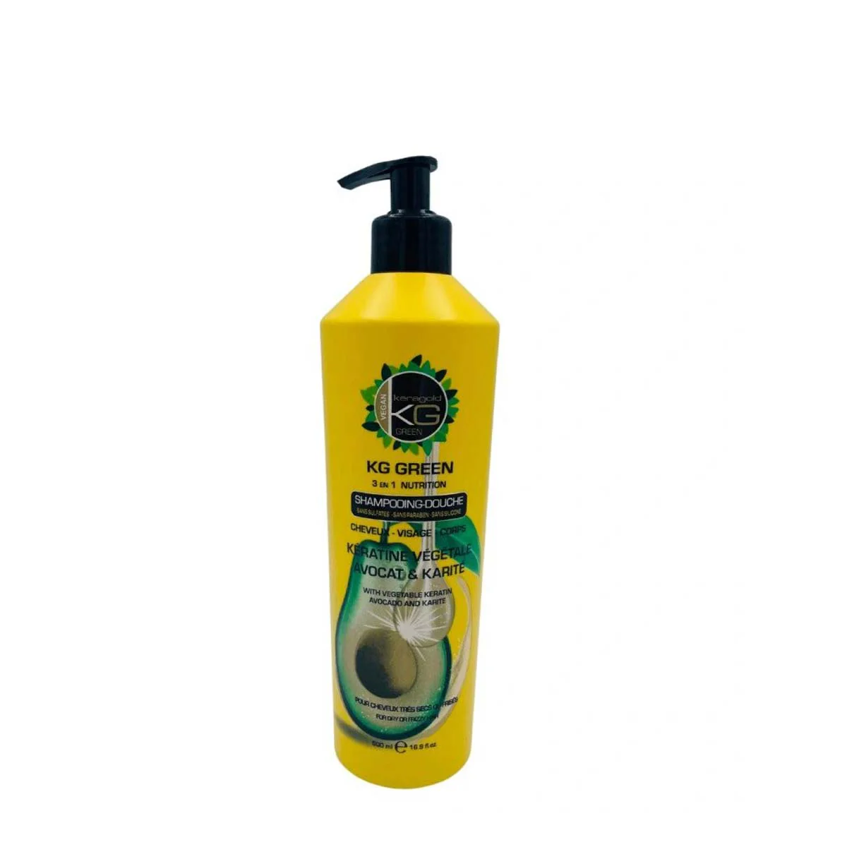 Shampoing Douche 3 en 1 Nutrition KG Green 500ml